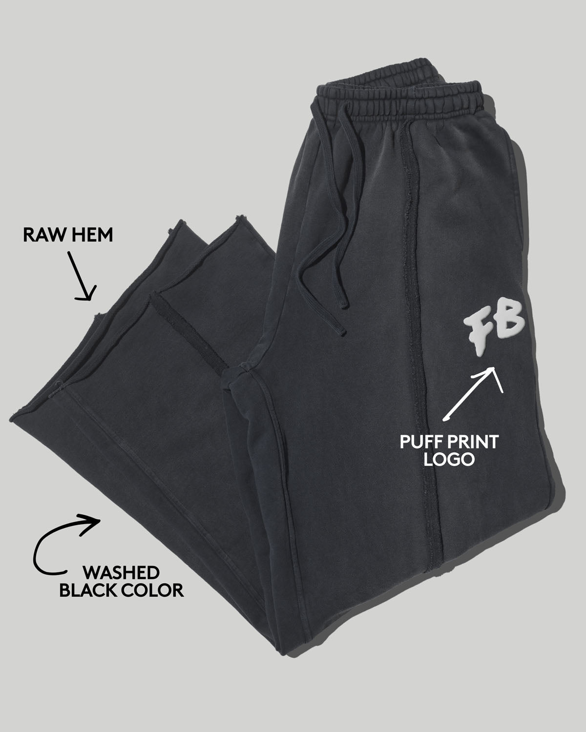 Fenty Beauty Oversized Unisex Straight Leg Sweatpants - XXL - Image 4