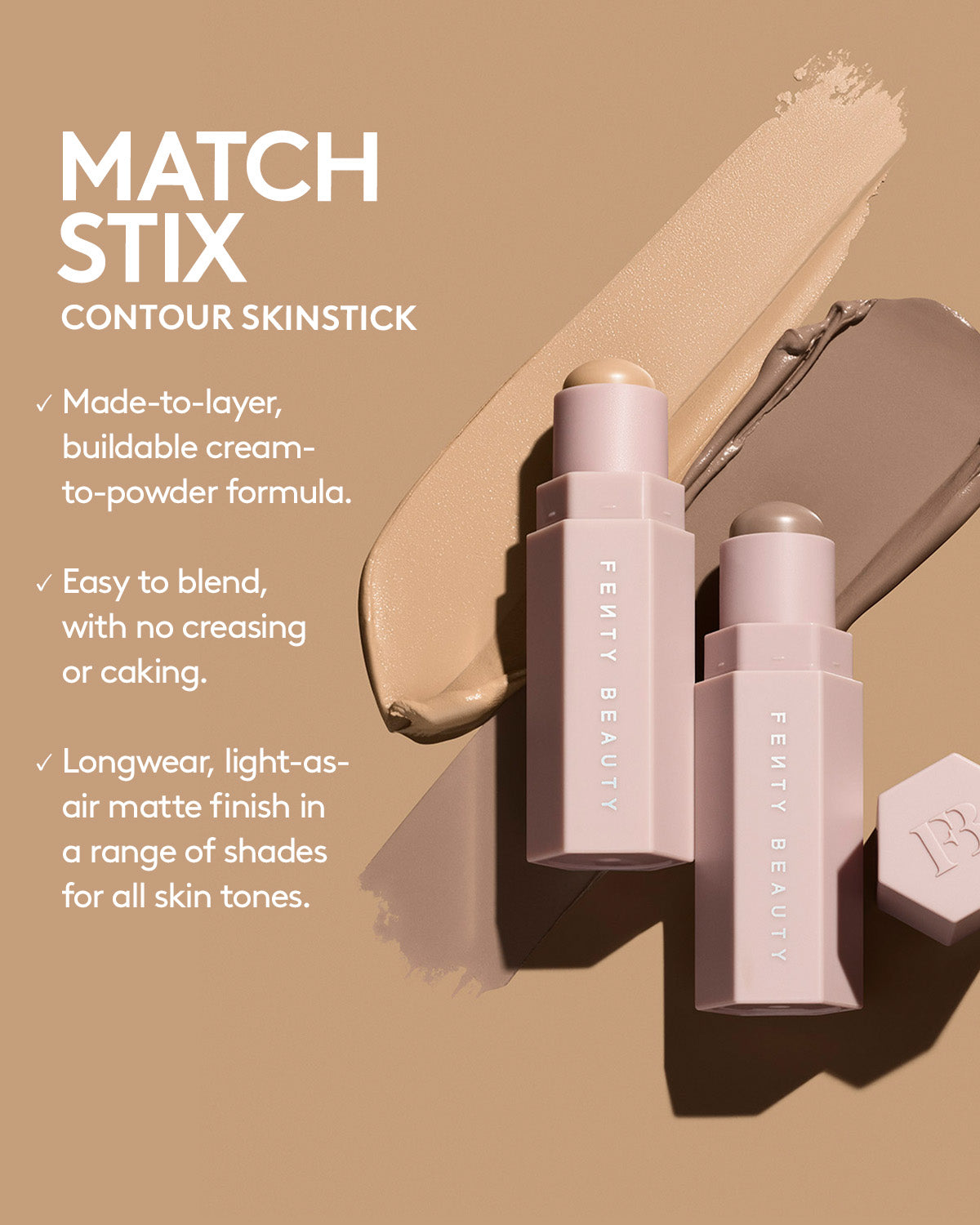 Mini Match Stix Duo Contour + Highlighter Set  - Light Medium - Image 8