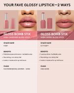 Gloss Bomb Stix High-Shine Gloss Stick - Shimmering Fu$$y - Image 9