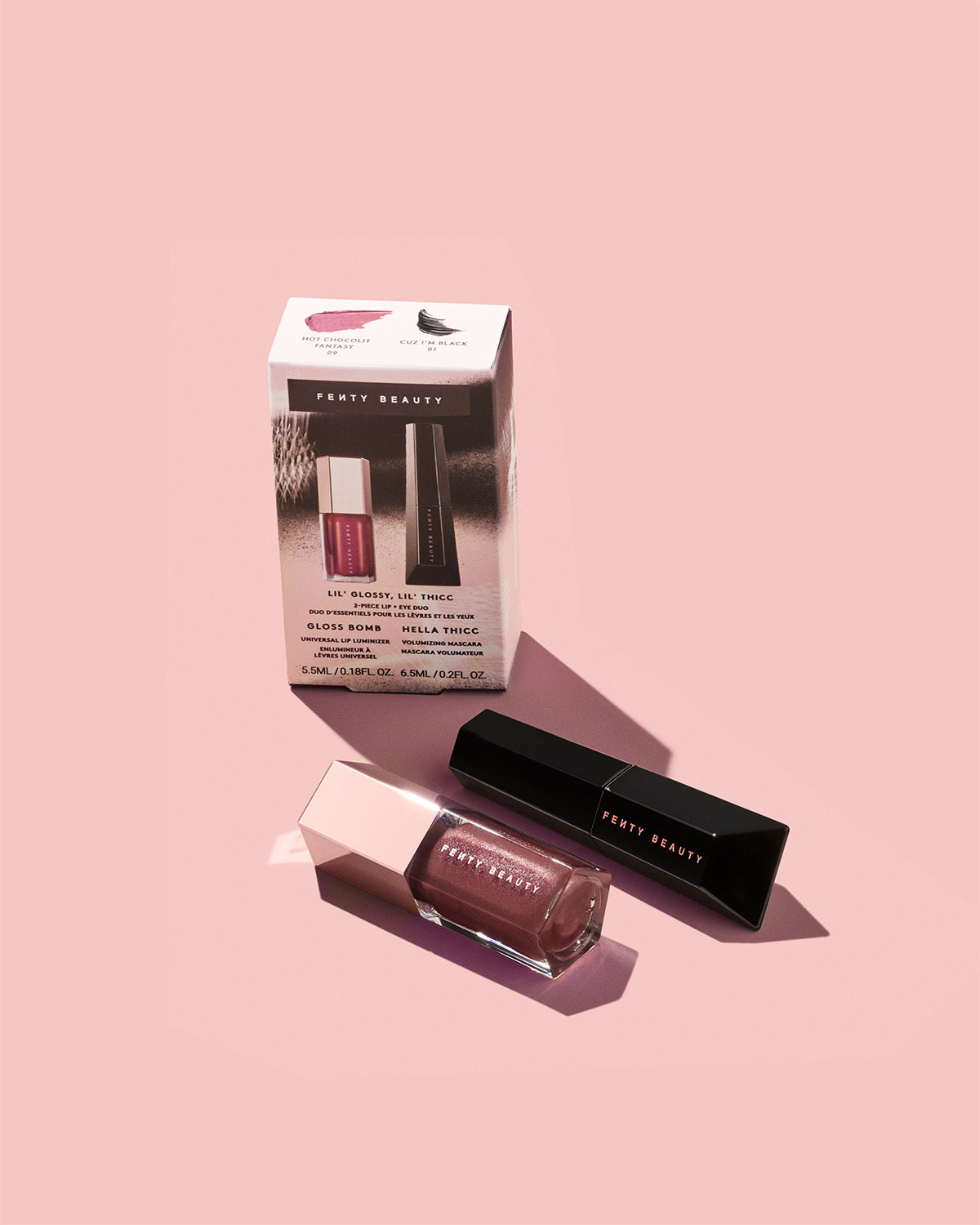 FB_FALL2024_T2PRODUCT_EDITORIAL_ULTAxTARGET_GBMINI-HOTCHO-FANTASY_MINIHELLATHICC_1200X1500_2.jpg Lil- Glossy, Lil- Thicc 2-Piece Lip + Eye Duo - Image 1