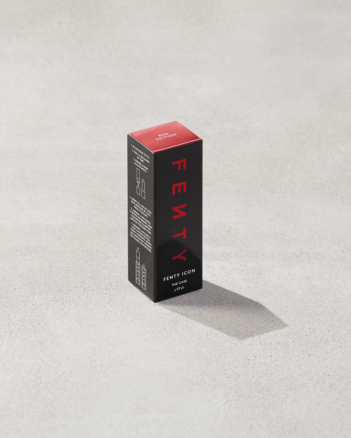 Fenty Icon The Case Semi-Matte Refillable Lipstick - Red Edition - Image 4