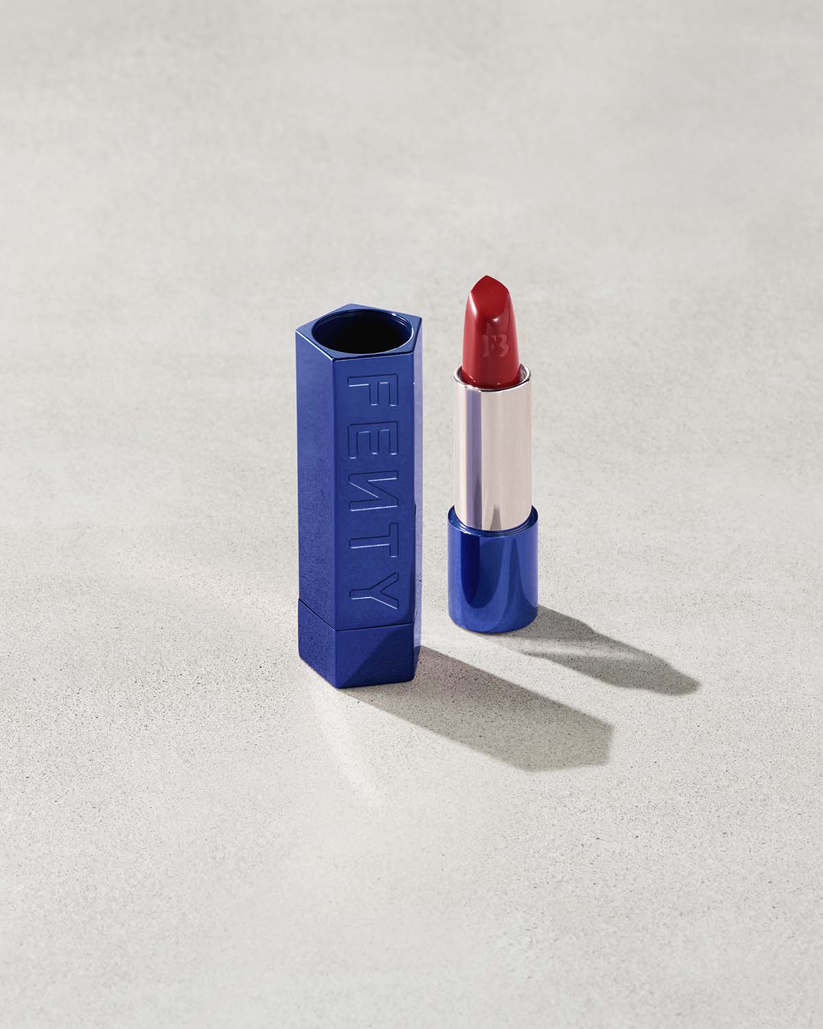 Fenty Icon The Case Semi-Matte Refillable Lipstick - Navy Edition - Image 3