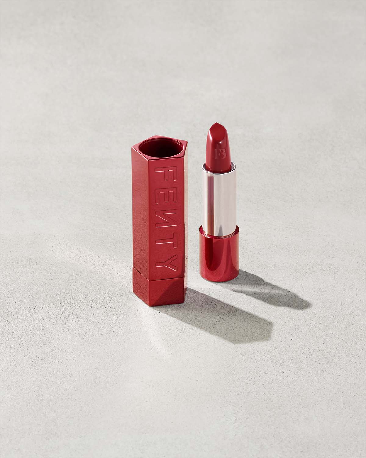 Fenty Icon The Case Semi-Matte Refillable Lipstick - Red Edition - Image 3