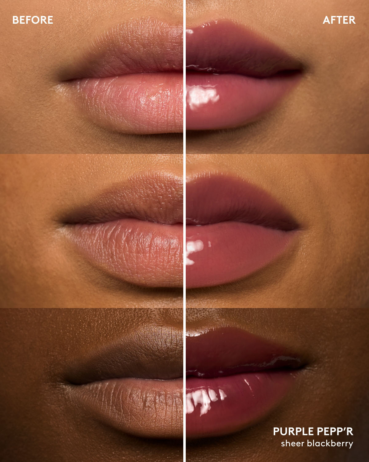 Gloss Bomb Heat Universal Lip Luminizer + Plumper - Purple Pepp'r - Image 2