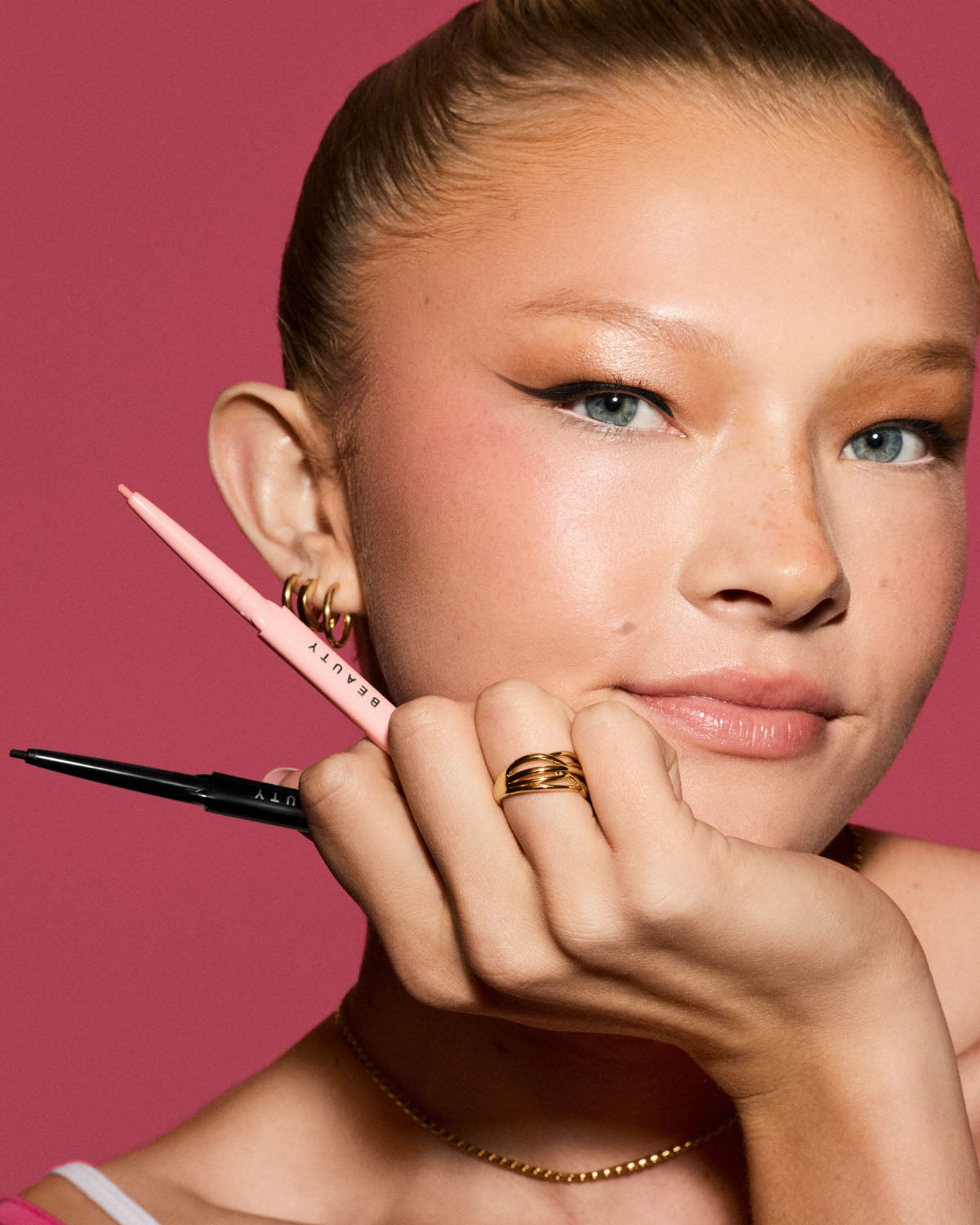 Fine Linez Lash Line-Enhancing Eyeliner - Wink O' Pink - Image 2