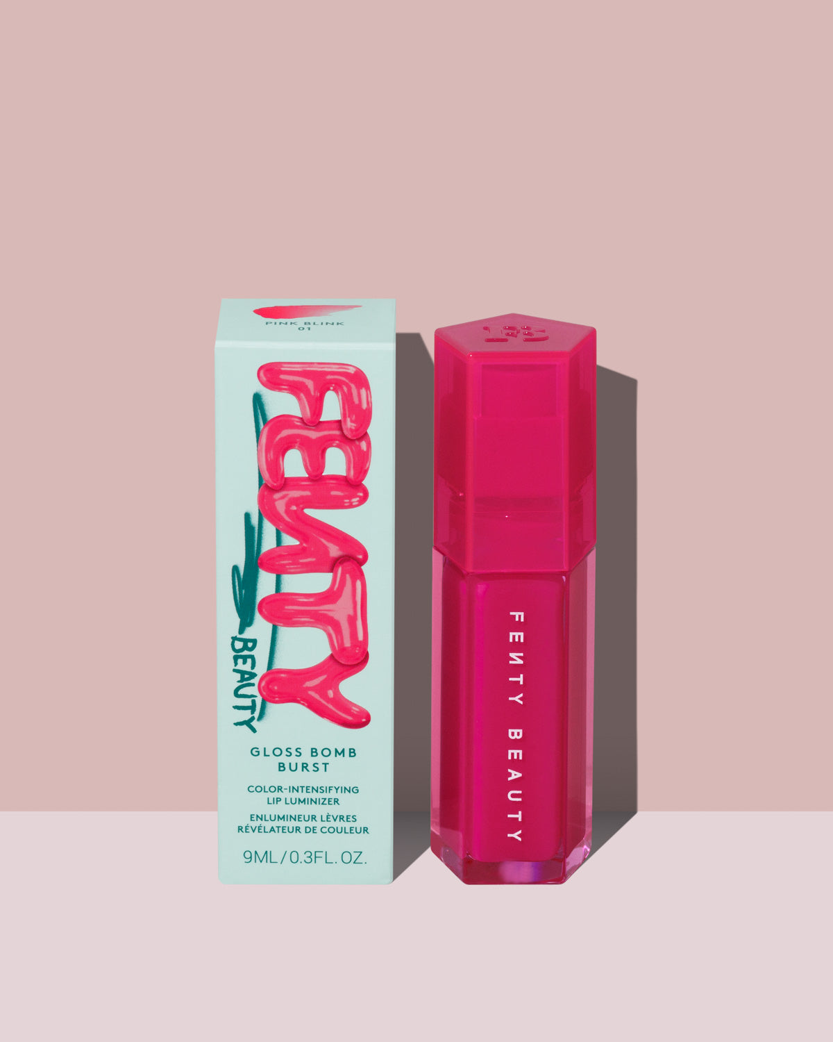 FB_SPR26_T2PRODUCT_ECOMM_LE_GB-BURST_PINK-BLINK_1200x1500_72DPI.jpg Gloss Bomb Burst Color-Intensifying Lip Luminizer - Pink Blink - Image 1