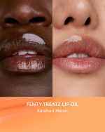 Fenty Treatz Hydrating + Strengthening Lip Oil - Kalahari Melon - Image 2