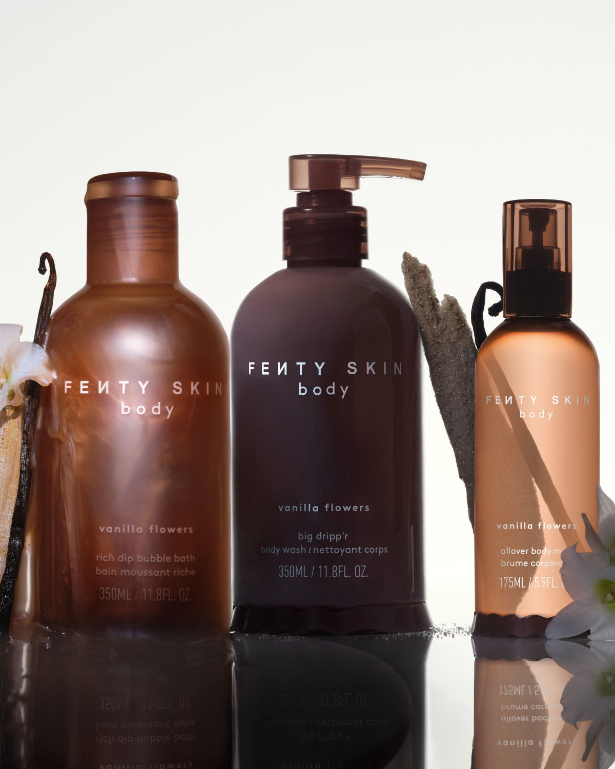 FSB_FALL25_T2PRODUCT_EDITORIAL_RICH-DIP_BIG-DRIPPR_BODY-MIST_VANILLA_FLOWERS_0070_1200X1500_72DPI.jpg Body Start'r Set Full-Size Bundle - Image 1